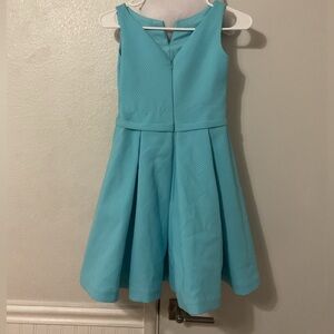 Sleeveless Blue Kids Pageant Dress